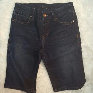 Girl's Lit Denim Bermuda Jean Shorts